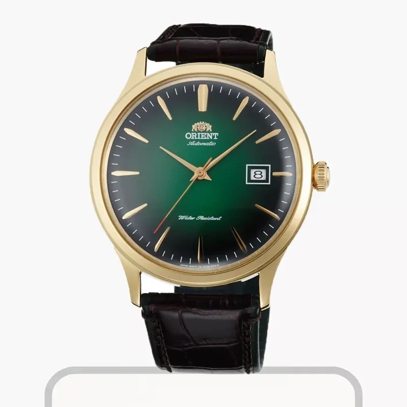 Orient Bambino Version 4 Automatic Green Dial Men's Watch- FAC08002F0